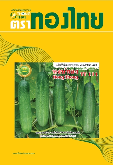 เมล็ดพันธุ์แตงกวา "หงษ์ทอง 111"